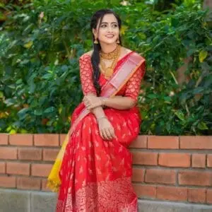 Lasya kuppadam pattu allover design saree