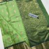 Kanchi Pattu Allover Design Equal Border Saree - Image 2