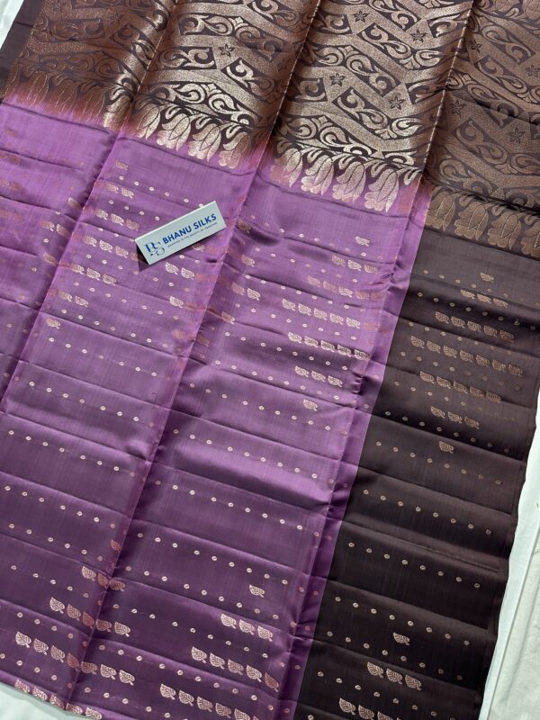 Kanchi Pattu Border Buta Saree