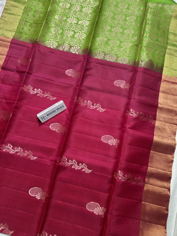 Pure Silk Allover Buta Rich Pallu Saree