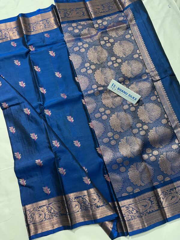 Kanchi Pattu Allover Design Equal Border Saree