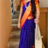 Kuppadam Pattu Allover Checks Saree - Image 2