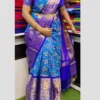 Uppada Allover Pochampally Kanchi Border Saree