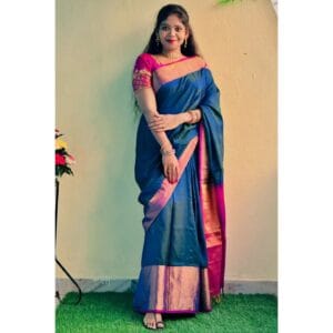 uppada plain pattu saree