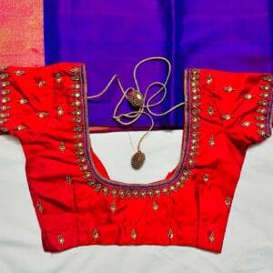 Thread Work With Stones Maggam Works