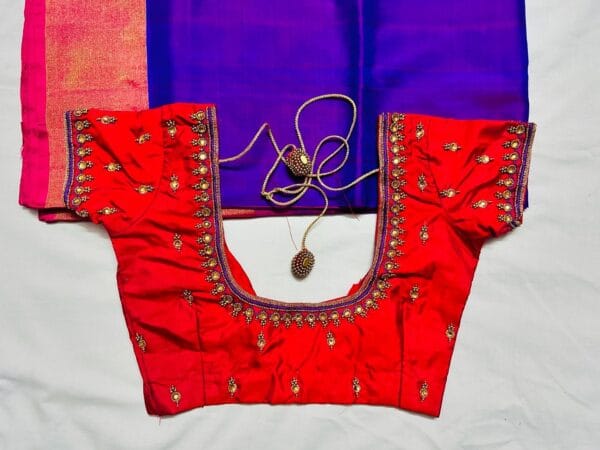 Thread Work With Stones Maggam Works