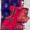 Thread With Beads and Stones Maggam Work - Image 2