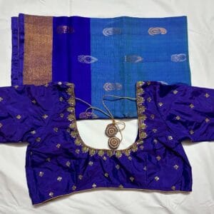 Jardoji With Beads Maggam Work