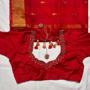 Stones With Beads Maggam Work