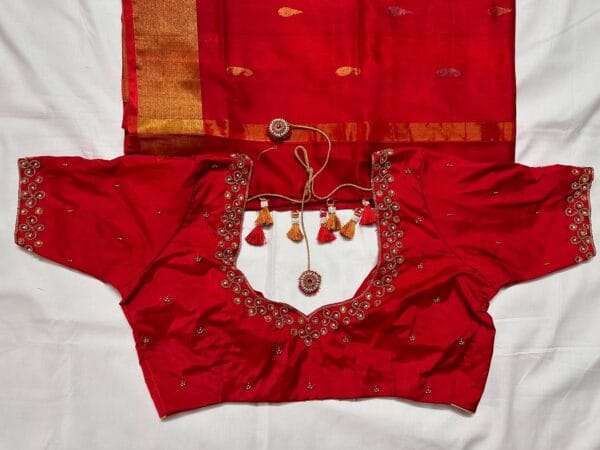 Stones With Beads Maggam Work