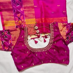 Thread With Stone Maggam Work