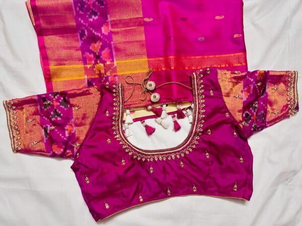 Thread With Stone Maggam Work