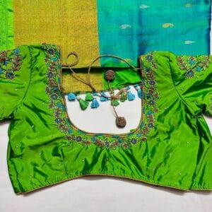 Spring With Thread Maggam Work