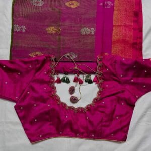 Cut Work With Beads Maggam Work