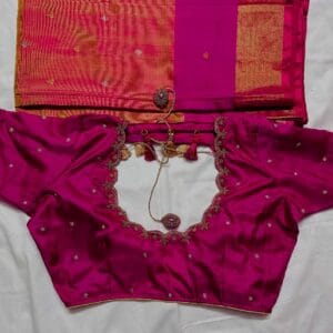 Cut Work With Beads Maggam Work
