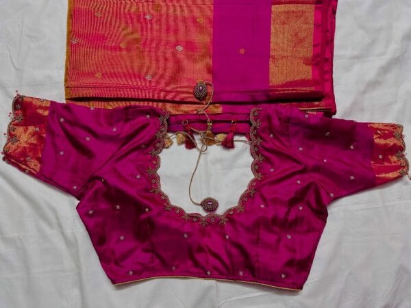 Cut Work With Beads Maggam Work