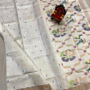 Uppada Pure Pattu Jamdhani Pallu Saree
