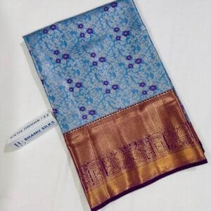 Semi Kanchi Pattu Allover Design Saree