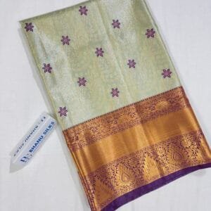 Semi Kanchi Pattu Allover Design Saree