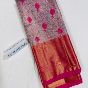 Semi Kanchi Pattu Allover Design Saree