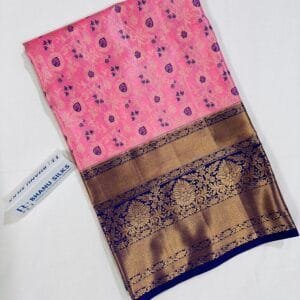 Semi Kanchi Pattu Allover Design Saree