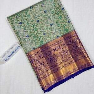 Semi Kanchi Pattu Allover Design Saree