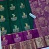 Kanchi Pattu Peacock Buti Design Saree - Image 2