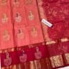 Kanchi Pattu Peacock Buti Design Saree - Image 2