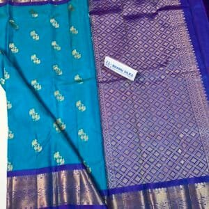 Kanchi Pattu Allover Buta Equal Border Saree