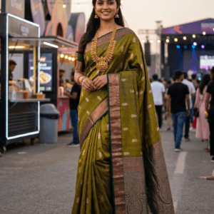 Kanchi Pattu Small Border Sarees