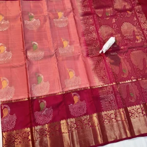Trending Kanchi Pattu Saree with Peacock Design