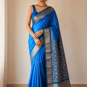 Kanchi Pattu Equal Border Saree