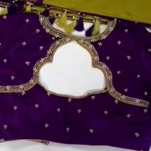 Maggam work with beads