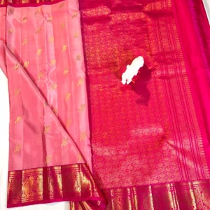 Kanchi Pattu Equal Border Saree