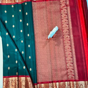 Kanchi Pattu Equal Border Saree