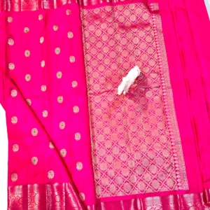 Kanchi Pattu Meena Buta Self Pallu Saree