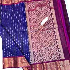 Kanchi Pattu Allover Buta Design Saree