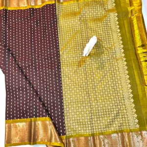 Kanchi Pattu Allover Buta Design Saree