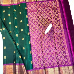 Kanchi Pattu Equal Border Saree
