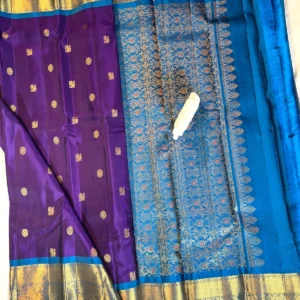 Kanchi Pattu Equal Border Saree