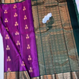 Kanchi Pattu Equal Border Saree