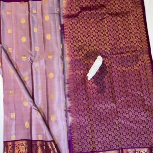 Kanchi Pattu Equal Border Saree