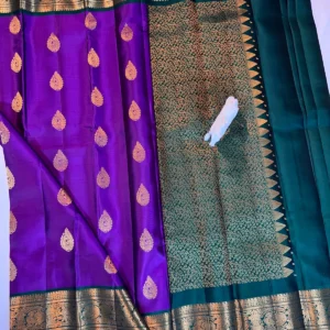 Kanchi Pattu Equal Border Saree