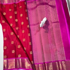 Kanchi Pattu Equal Border Saree
