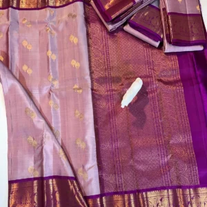 Kanchi Pattu Equal Border Saree