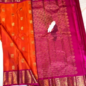 Kanchi Pattu Equal Border Saree