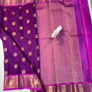 Kanchi Pattu Equal Border Saree