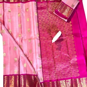 Kanchi Pattu Equal Border Saree