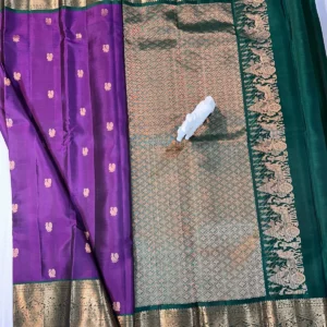 Kanchi Pattu Equal Border Saree