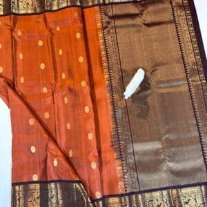 Kanchi Pattu Equal Border Saree